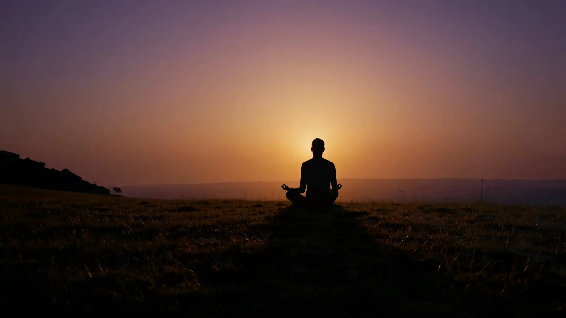 Meditating into the sunrise